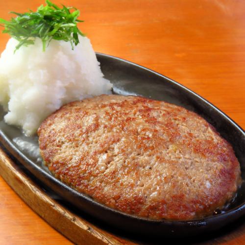 ◆A delicious dish to eat at a yakiniku restaurant! "Enoku's special hamburger steak"◆
