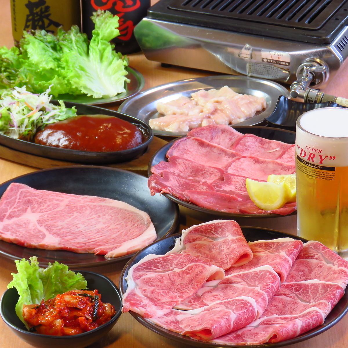 Perfect for families or drinking parties! Enjoy yakiniku in a relaxing tatami room.
