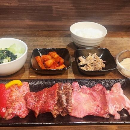 【お肉5種盛り!6,600円コース】