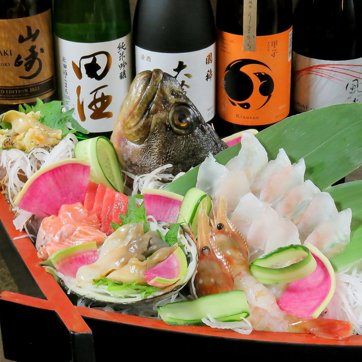 北海道の海の幸を堪能できる名店。