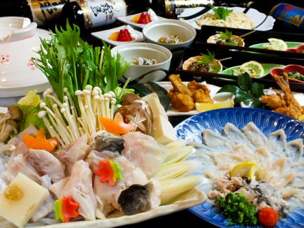 期間限定！[ふぐの宴]6品6980円～！！+1500円で2時間飲み放題付