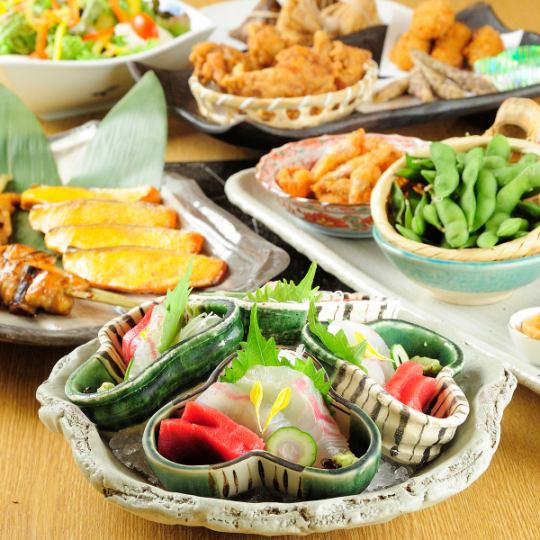★7月・8月★夏の大皿宴会【飲み放題付き】6000円(税込)