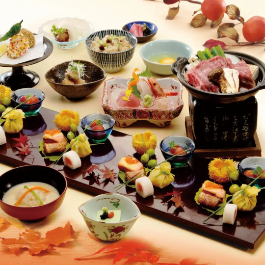 ★９～１１月の宴会★　秋の花さこん会席（花）【飲み放題付き】10000円(税込)