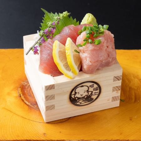 ネギトロマグロの升盛り