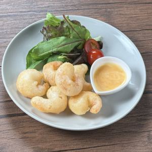 炸蝦配特製蛋黃醬