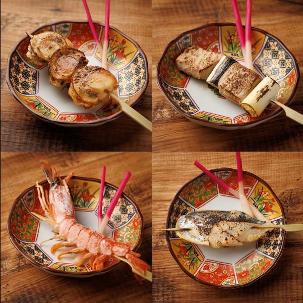 新鮮ぷりぷりの海の幸！旬の刺身と炙りで、旨みを余すことなく堪能できます。