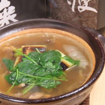 Round small hot pot (soft-shelled turtle hot pot)