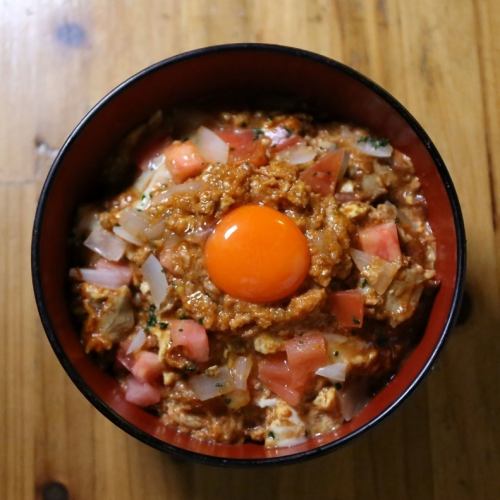 Mini Tomato Ball Curry Oyakodon
