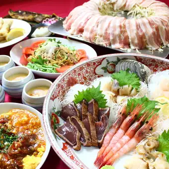 【選べる鍋”火鍋”】「雅」コース！豪華絢爛、料理長がオススメ全10品120分飲放付き6500円