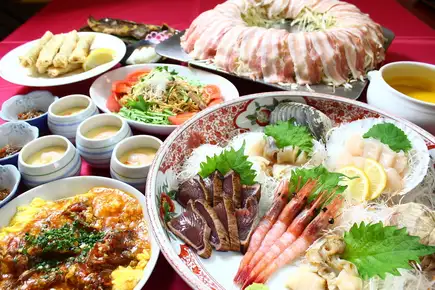 【選べる鍋”豚しゃぶ”】「雅」コース!豪華絢爛、料理長オススメ全10品120分飲放付き6500円