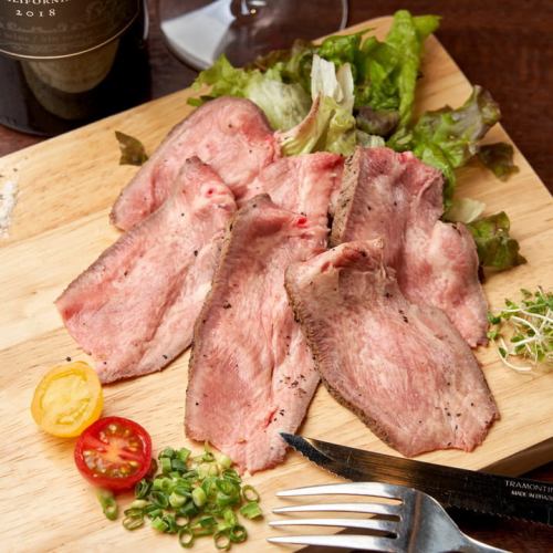 Very popular! Roast beef from inside thighs/Seared domestic duck with ponzu sauce each