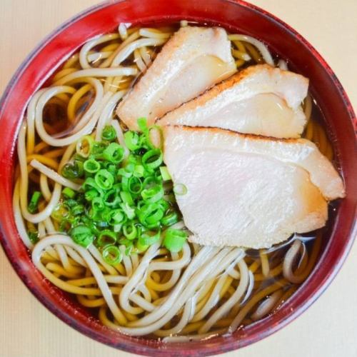 Duck soba noodles with fragrant broth