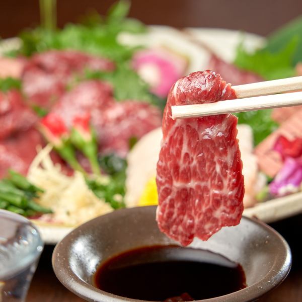 【熊本直送！千興ファームの鮮馬刺し】熊本直送の新鮮な馬刺しを徹底した管理で最高の状態でお出し致します