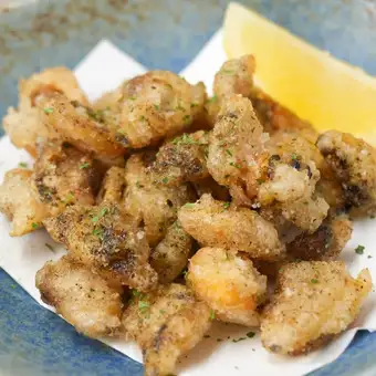 無限あさりの山椒揚げ