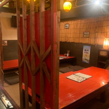 You can enjoy the private space because there is also a blind space! Please use it for a banquet at Itajuku!
