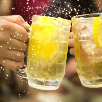 お昼からサクッと♪飲み放題もご用意しております!