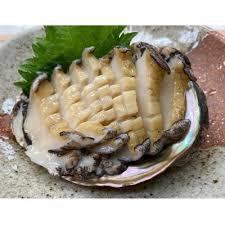 Live abalone sashimi / Deep-fried Naruto sea bream head and collar with ponzu sauce