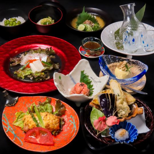 【季節の期間限定コース】5/1～7末日迄の期間限定!!こだわり8品＋2H[飲放]付5000円