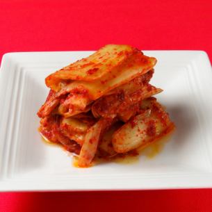 本場の焼肉屋の白菜キムチ