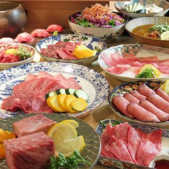 重五（でっく）コース6500円すご六焼きと土鍋ご飯を含む14品