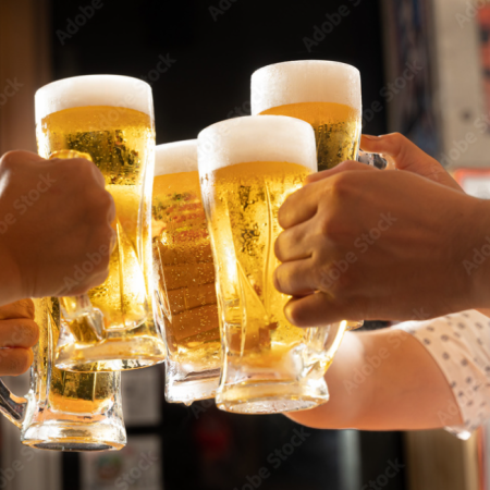 【お好きなお料理と一緒に♪】単品90分間飲み放題　2,500円 (税込)