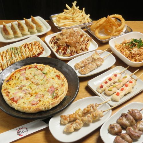 鉄板串と鉄板焼き