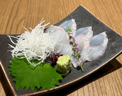 sea bass sashimi