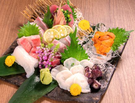 [Super fresh ingredients and the chef's special attention to detail] Chef's choice of fresh fish assortment