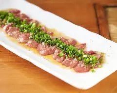 White chicken liver sashimi