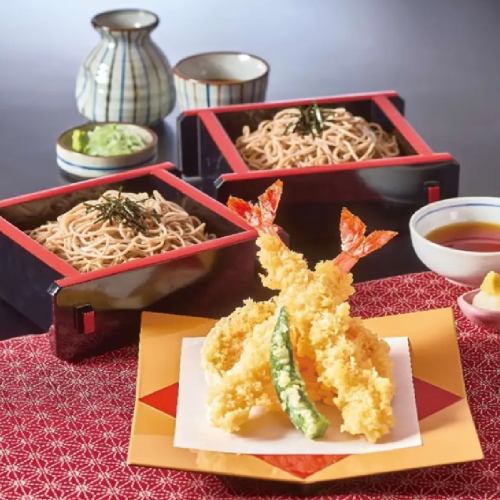 大海老天ざるそば【松】