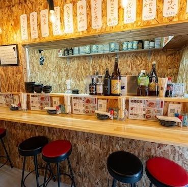 利用しやすいカウンター席