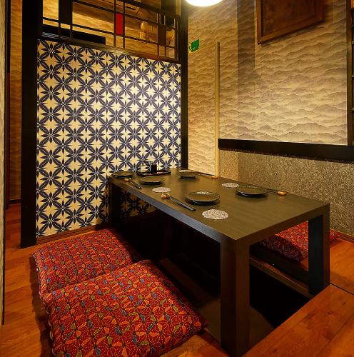 Private rooms are available for 2 people or more! Enjoy our signature dishes in a relaxed atmosphere.[Yakitori/Yakitori/Private room/Izakaya/Hot pot/Motsunabe/All-you-can-drink/Meat/Girls' night out/Tenmonkan/Kagoshima Chuo Station]