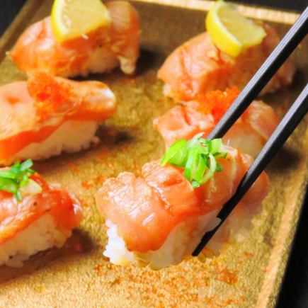 [Great for welcoming and farewell parties] Specialty chicken sushi & 9 dishes to choose from with or without hotpot♪ Includes 2 hours of all-you-can-drink [welcome and farewell party course] 4,000 yen