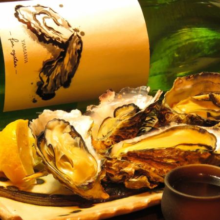 Open daily from 19:00 to 7:00 the following day ☆ "Oyster Hiyoko Shoten" boasts oysters and fresh Setouchi fish