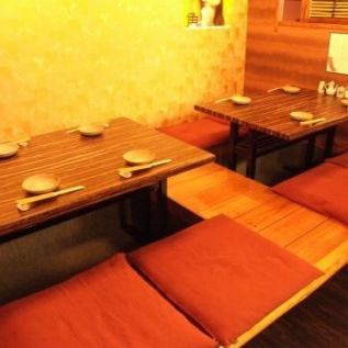It is a digging-type tatami room where you can stretch your legs comfortably ★