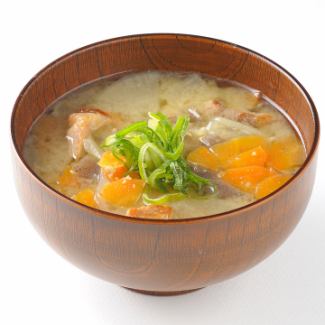 猪肉蔬菜味噌汤