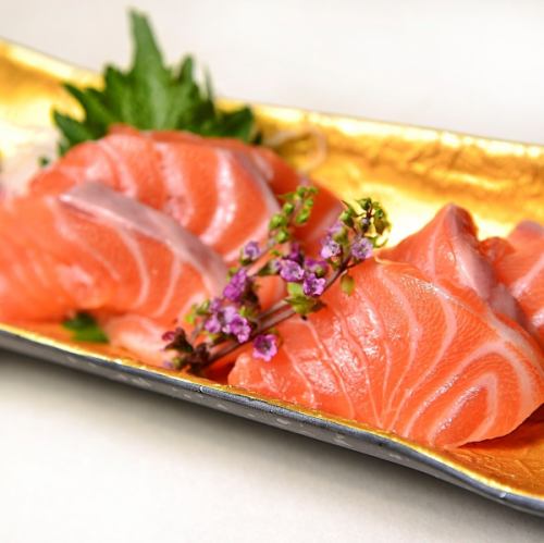 Salmon sashimi