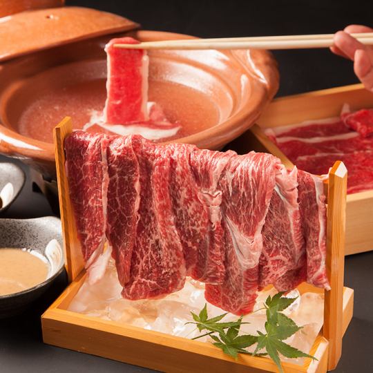 ◇ Luxury banquet course ◇ Popular dishes such as meat sushi, shabu-shabu, and motsunabe !!