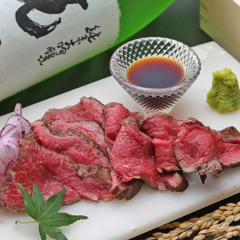 A must-see for meat lovers! A wide variety of brand beef dishes available♪
