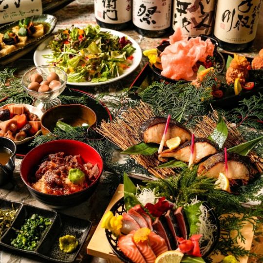 おすすめ◇銀だらの西京焼きと飛騨牛まぶし等全7品【白銀コース】ハクギン5,500円⇒4,500円