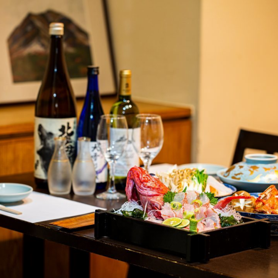 [Completely private room space] Come if you want to enjoy fresh seafood from Hokkaido.