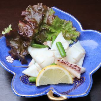 Butter-grilled squid from Rausu