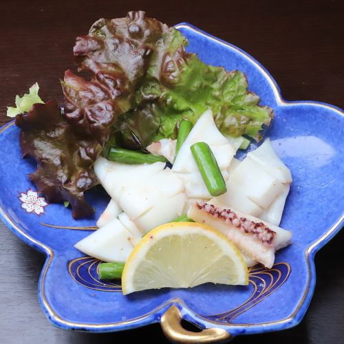 Butter-grilled squid from Rausu