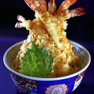 大海老6本天丼◆3960円(税込)