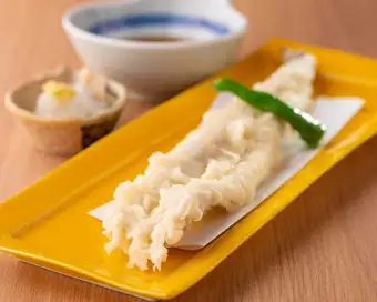 活〆穴子の一本揚