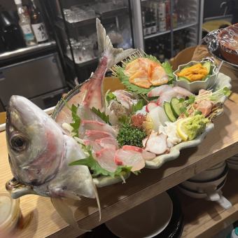 　★2時間飲み放題付★コース≪刺身、おばんざい数品、炙り焼きなど≫全8品◆