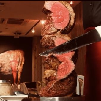 ★真夏目前★肉もポンデケージョも食べ放題！贅沢120分【4,950円→4,500円】