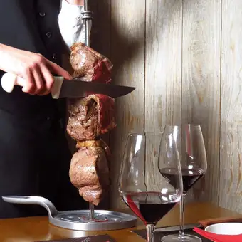 Monday-Thursday only ★ Relaxing 3-hour plan: All-you-can-eat 20 kinds of churrasco + all-you-can-drink alcohol for 7,500 yen