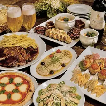 【宴会に！プレミアムパーティーコース】お料理全9品+90分飲み放題付！通常6,000円→5,000円に