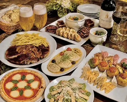 【宴会佳选！高级派对套餐】9道菜+90分钟畅饮！原价6000日元→现价5000日元